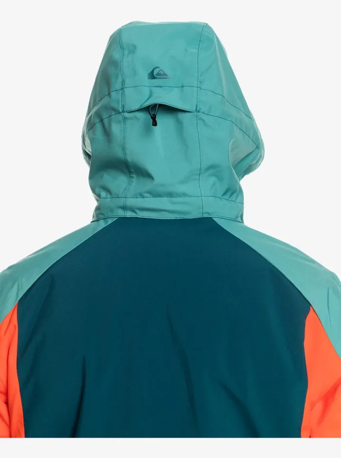 Quiksilver Mission Plus Technical Snow Jacket Majolica Blue Mens Snow Jackets