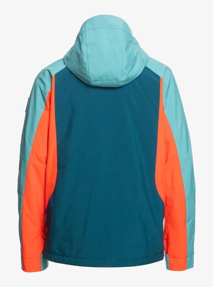 Quiksilver Mission Plus Technical Snow Jacket Majolica Blue Mens Snow Jackets