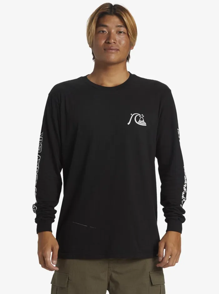 Quiksilver Original Boardshort Co TShirt Black Mens Tees