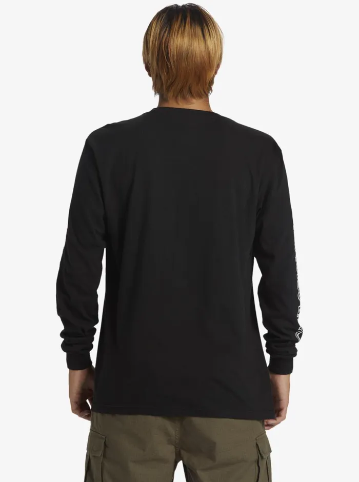 Quiksilver Original Boardshort Co TShirt Black Mens Tees Quiksilver Original Boardshort Co TShirt Black Mens Tees