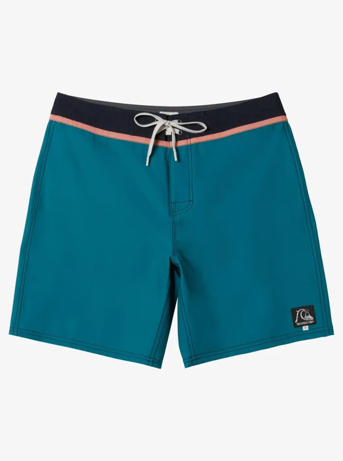 Quiksilver Original Straight Leg Solid 18034 Boardshorts Colonial Blue Mens Boardshorts