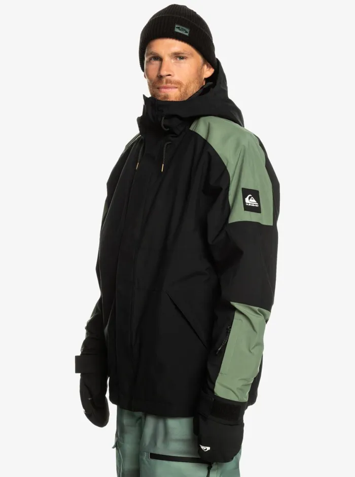 Quiksilver Radicalo Technical Snow Jacket True Black Mens Snow Jackets