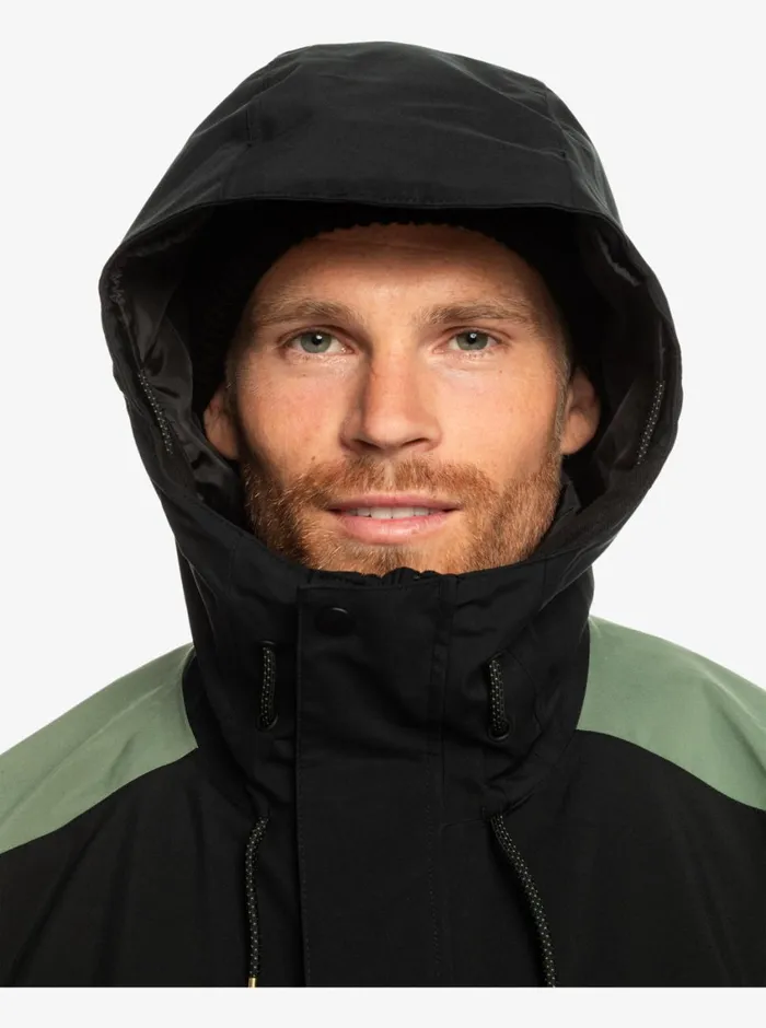 Quiksilver Radicalo Technical Snow Jacket True Black Mens Snow Jackets