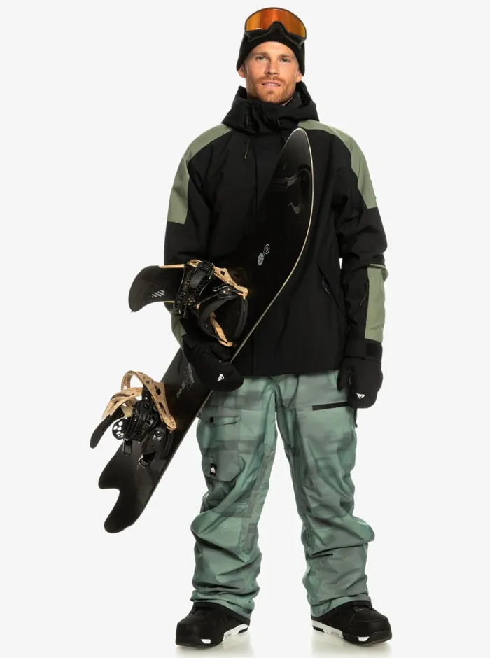 Quiksilver Radicalo Technical Snow Jacket True Black Mens Snow Jackets