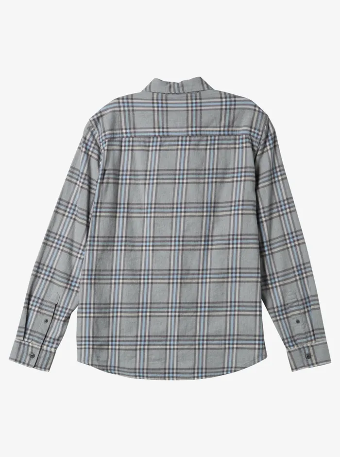 Quiksilver Sanders Long Sleeve Top Brey Heather Sanders Flannel Mens Shirts and Polos Quiksilver Sanders Long Sleeve Top Brey Heather Sanders Flannel Mens Shirts and Polos
