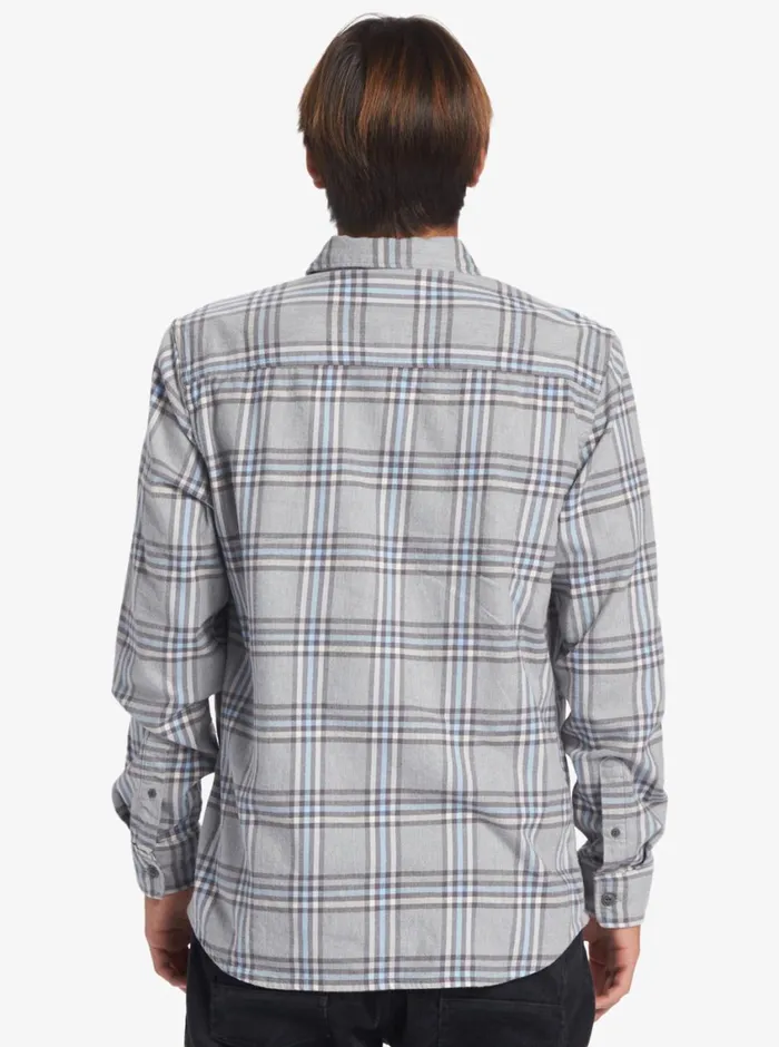 Quiksilver Sanders Long Sleeve Top Brey Heather Sanders Flannel Mens Shirts and Polos Quiksilver Sanders Long Sleeve Top Brey Heather Sanders Flannel Mens Shirts and Polos