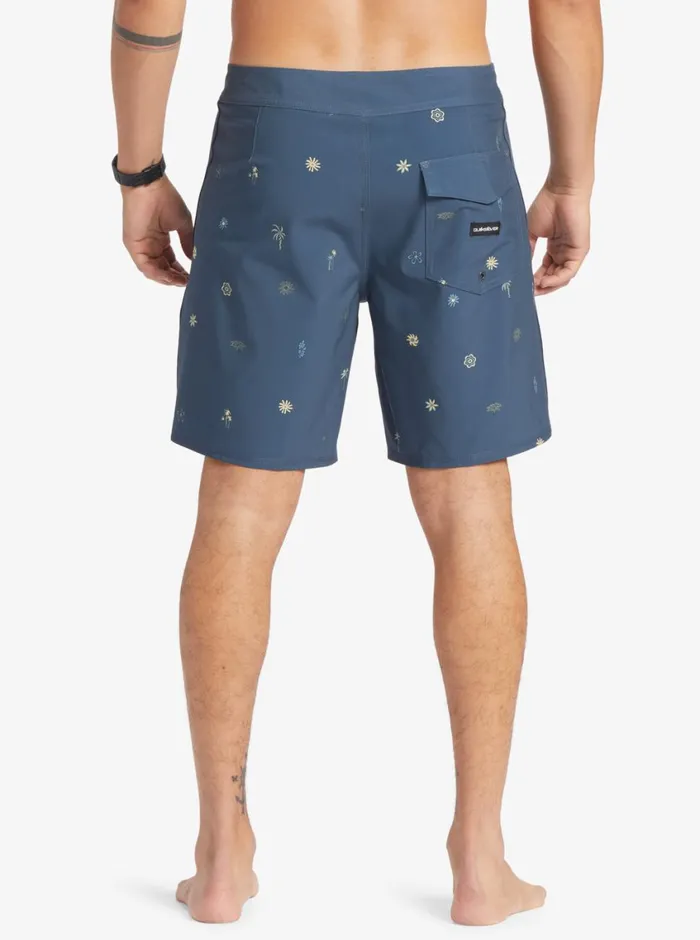 Quiksilver Surfsilk 69 18034 Boardshorts Midnight Navy Heat Waves Mens Shorts and Amphibians Quiksilver Surfsilk 69 18034 Boardshorts Midnight Navy Heat Waves Mens Shorts and Amphibians