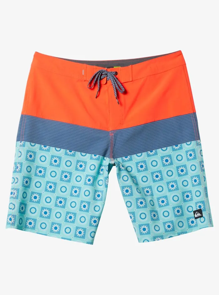 Quiksilver Surfsilk Panel 20034 Boardshorts Fiery Coral Mens Shorts and Amphibians