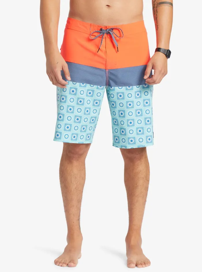 Quiksilver Surfsilk Panel 20034 Boardshorts Fiery Coral Mens Shorts and Amphibians