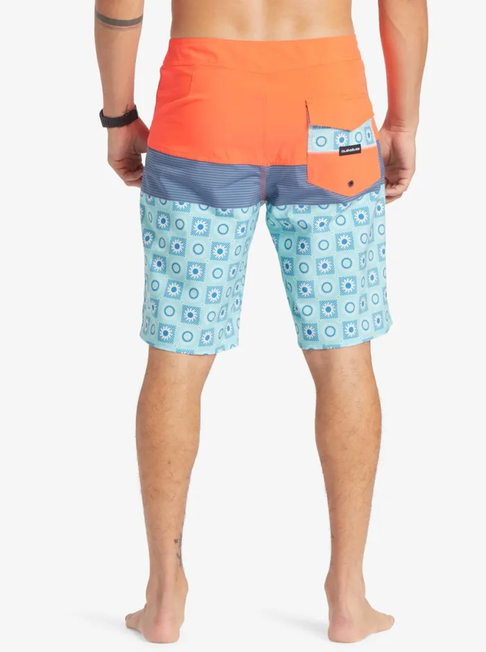 Quiksilver Surfsilk Panel 20034 Boardshorts Fiery Coral Mens Shorts and Amphibians