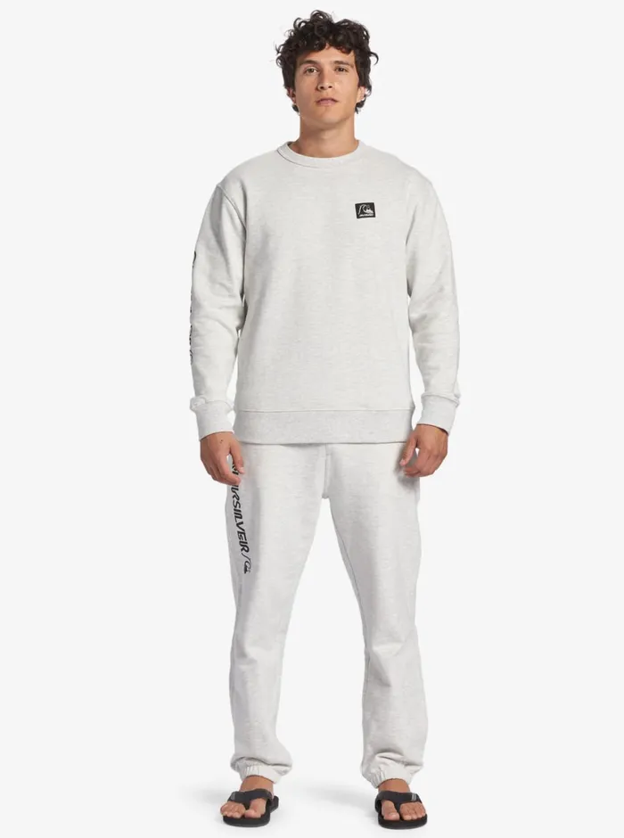 Quiksilver The Original Joggers White Marble Heather Mens Pants Quiksilver The Original Joggers White Marble Heather Mens Pants