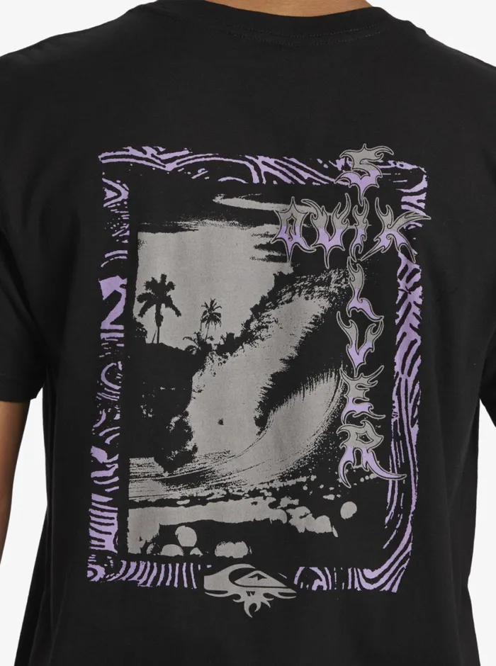 Quiksilver Tuned Up TShirt Black Mens Tees