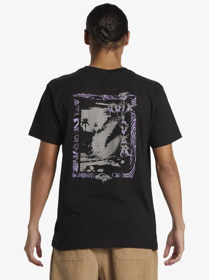 Quiksilver Tuned Up TShirt Black Mens Tees