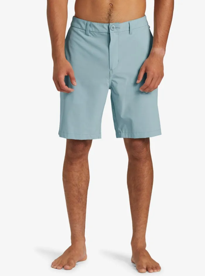 Quiksilver Union Amphibian 20034 Hybrid Shorts Cloud Blue Mens Shorts and Amphibians Quiksilver Union Amphibian 20034 Hybrid Shorts Cloud Blue Mens Shorts and Amphibians