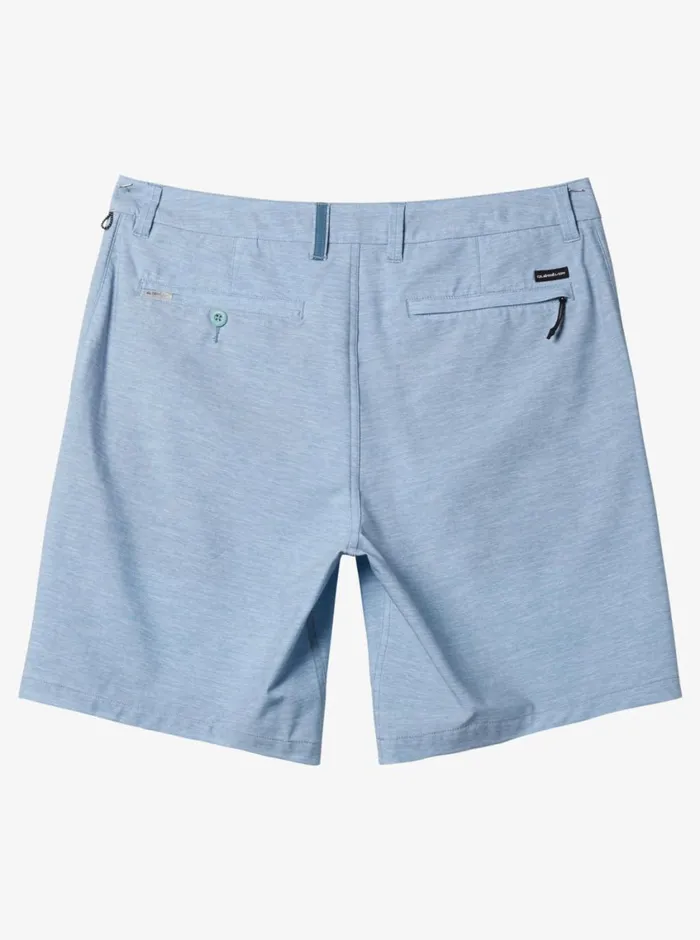 Quiksilver Union Heather Amphibian 20034 Hybrid Shorts Blue Shadow Mens Shorts and Amphibians