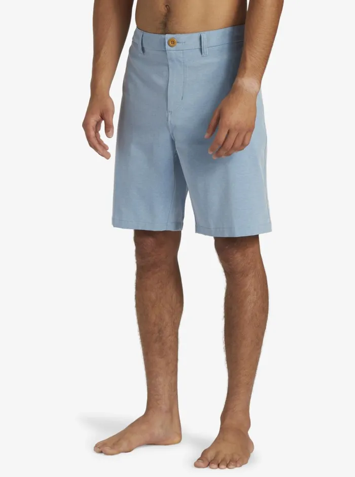 Quiksilver Union Heather Amphibian 20034 Hybrid Shorts Blue Shadow Mens Shorts and Amphibians