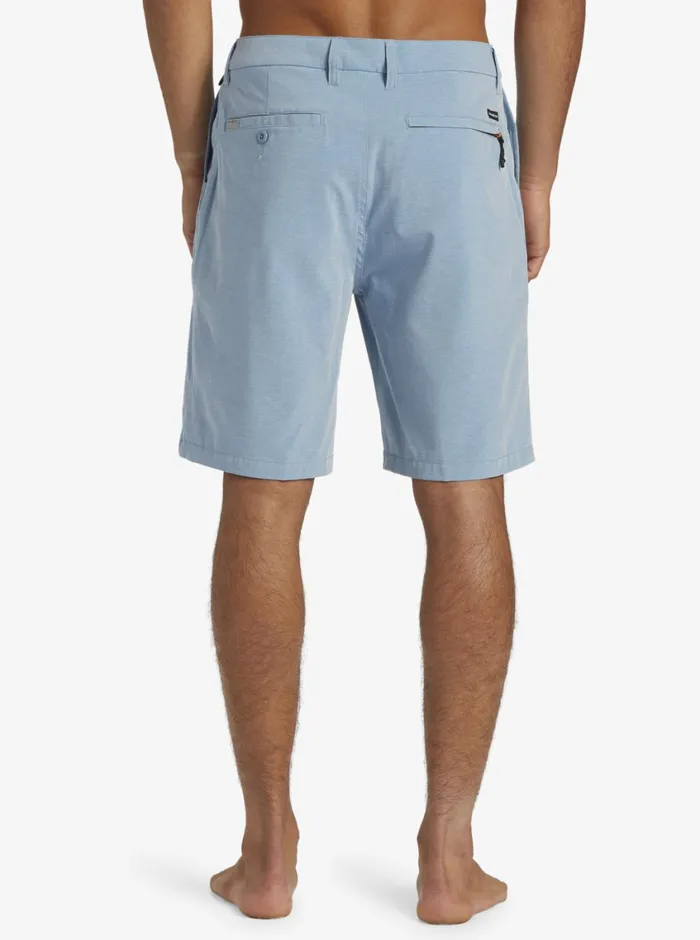 Quiksilver Union Heather Amphibian 20034 Hybrid Shorts Blue Shadow Mens Shorts and Amphibians