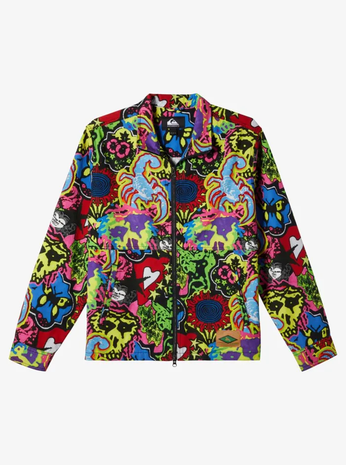 Quiksilver X Saturdays NYC Cotton ZipUp Jacket Black Mens Sweatshirts and Hoodies Quiksilver X Saturdays NYC Cotton ZipUp Jacket Black Mens Sweatshirts and Hoodies