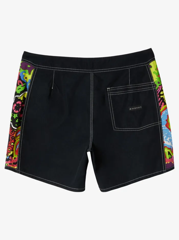 Quiksilver X Saturdays NYC Original Arch 16034 Boardshorts Black Mens Boardshorts Quiksilver X Saturdays NYC Original Arch 16034 Boardshorts Black Mens Boardshorts