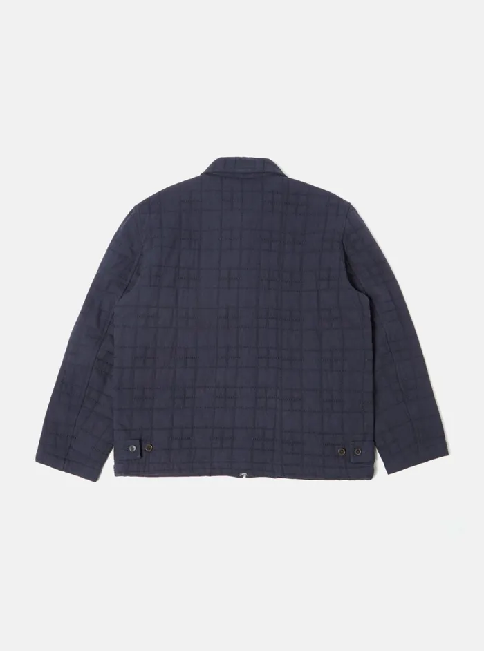 Quilt Gower Jacket In Navy Winter Twill Men Universal Works Coats and Outerwear