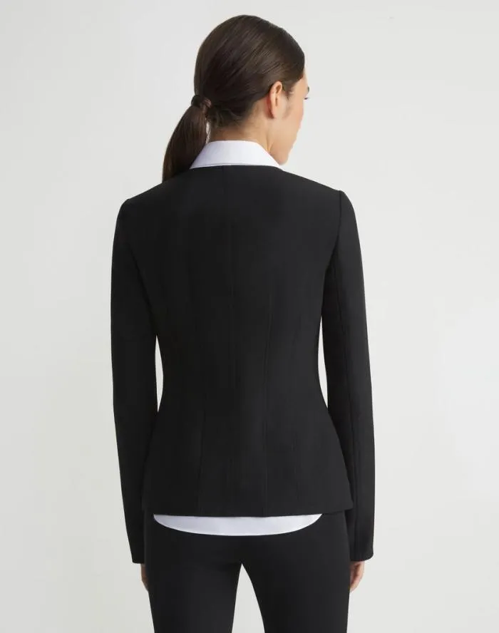 Ready To Wear Acclaimed Stretch Fitted Jacket Black Lafayette 148 New York Jackets and Blazers