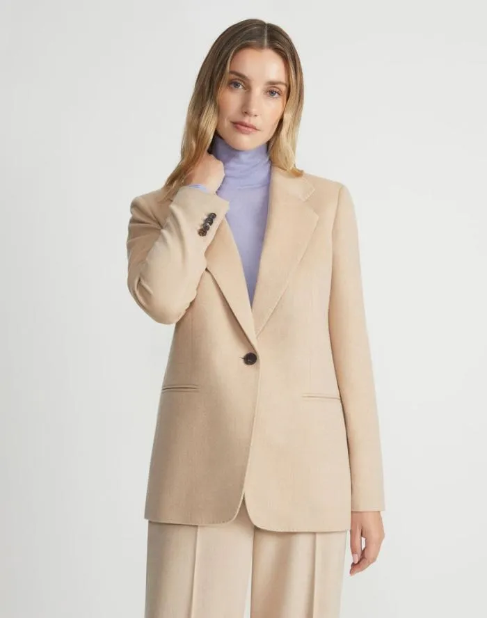 Ready To Wear Camel Hair Blazer Natural Lafayette 148 New York Jackets and Blazers
