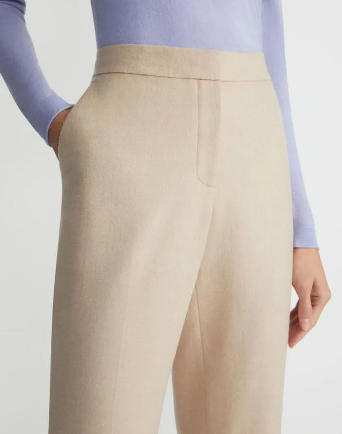 Ready To Wear Camel Hair Clinton Ankle Pant Natural Lafayette 148 New York Pants and Shorts