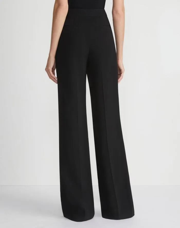 Ready To Wear Finesse Crepe Dalton Pant Black Lafayette 148 New York Pants and Shorts