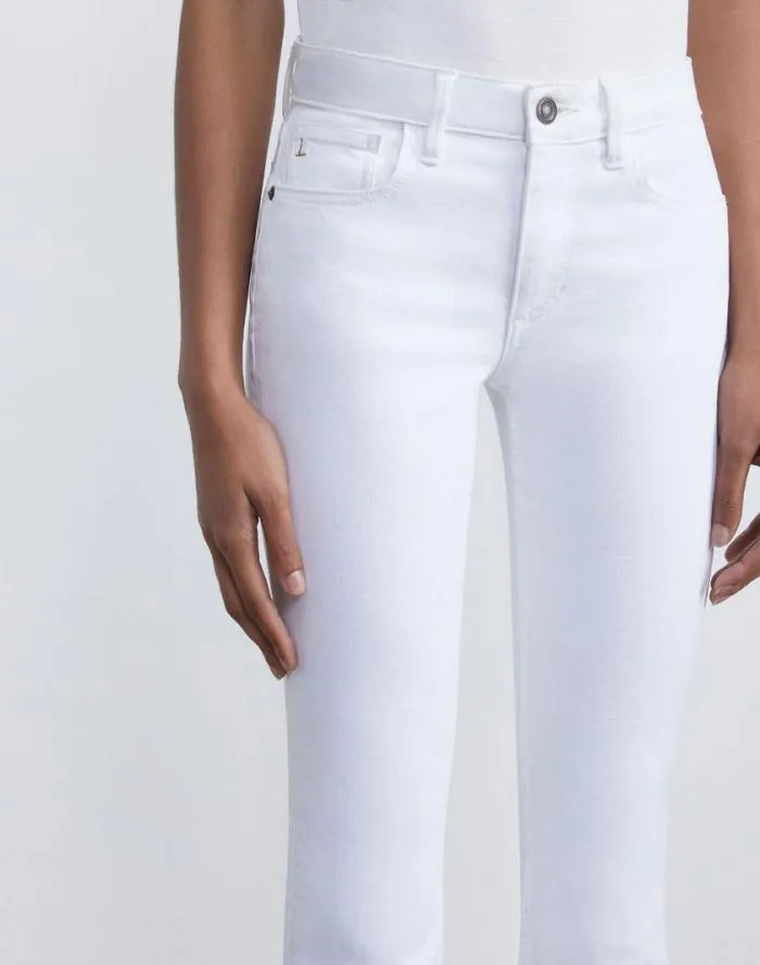 Ready To Wear L148 Denim Mercer KickFlare Jean Washed Plaster Lafayette 148 New York Pants and Shorts