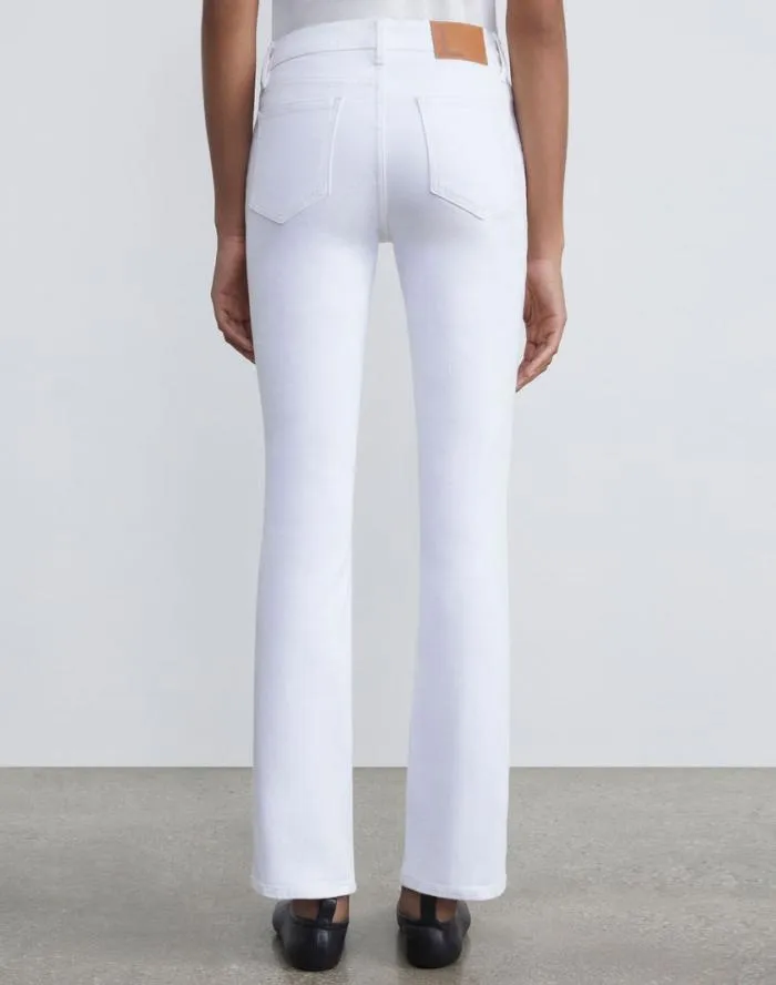 Ready To Wear L148 Denim Mercer KickFlare Jean Washed Plaster Lafayette 148 New York Pants and Shorts