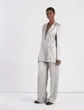 Ready To Wear Satin Single Button Blazer Pale Grey Lafayette 148 New York Jackets and Blazers
