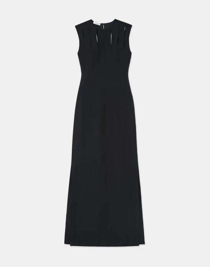 Ready To Wear WoolSilk Crepe Cutout Gown Black Lafayette 148 New York Dresses Ready To Wear WoolSilk Crepe Cutout Gown Black Lafayette 148 New York Dresses