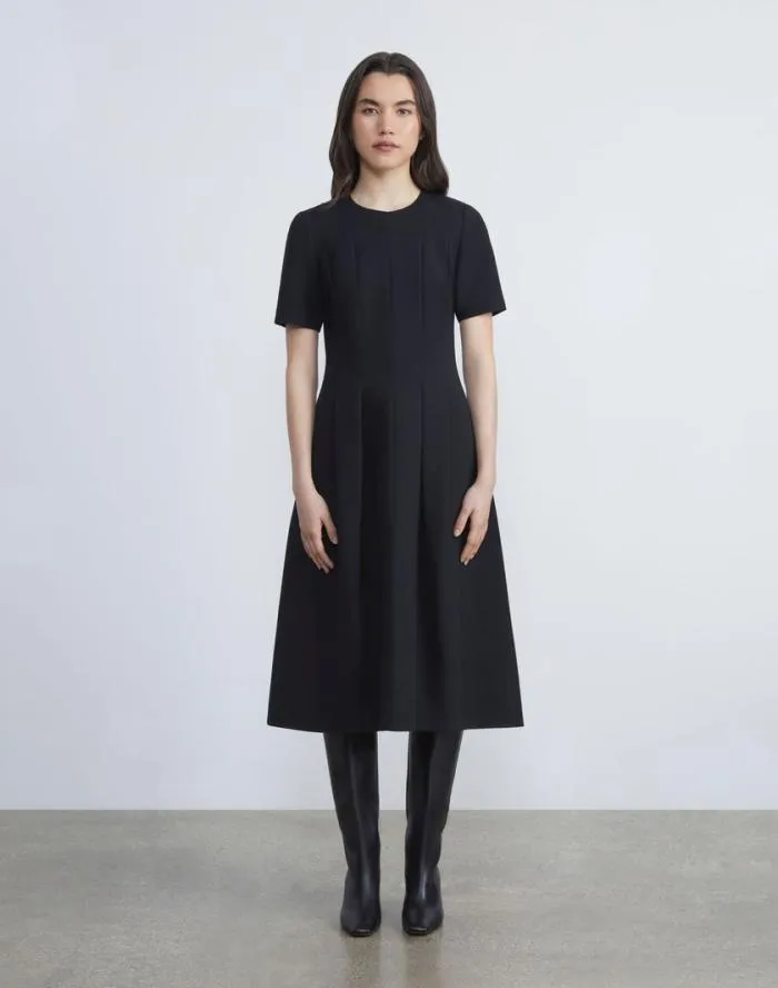 Ready To Wear WoolSilk Crepe Dress Black Lafayette 148 New York Dresses Ready To Wear WoolSilk Crepe Dress Black Lafayette 148 New York Dresses