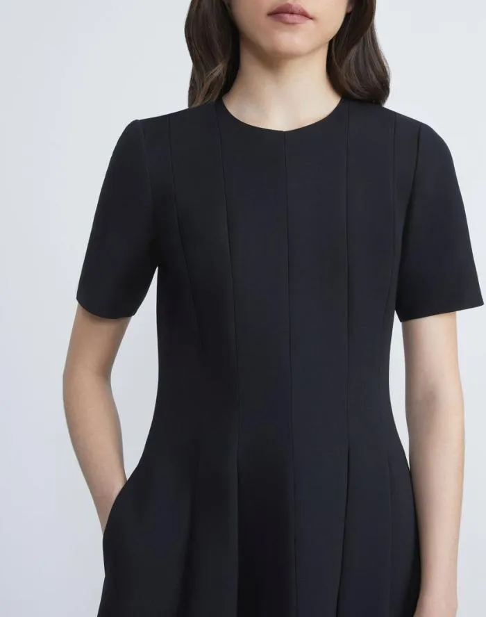 Ready To Wear WoolSilk Crepe Dress Black Lafayette 148 New York Dresses Ready To Wear WoolSilk Crepe Dress Black Lafayette 148 New York Dresses