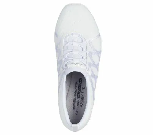 Relaxed Fit BreatheEasy 8211 InfiKnity White Women SKECHERS SlipOn