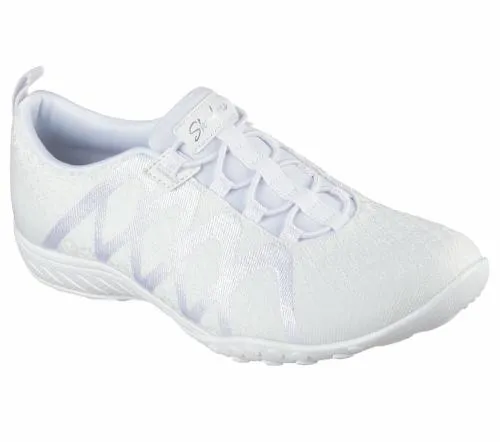 Relaxed Fit BreatheEasy 8211 InfiKnity White Women SKECHERS SlipOn