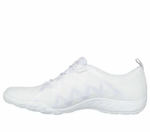 Relaxed Fit BreatheEasy 8211 InfiKnity White Women SKECHERS SlipOn