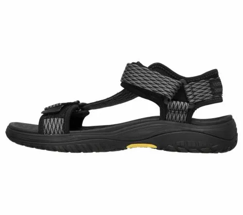 Relaxed Fit Lomell 8211 Rip Tide Black Gray Men SKECHERS Sandals