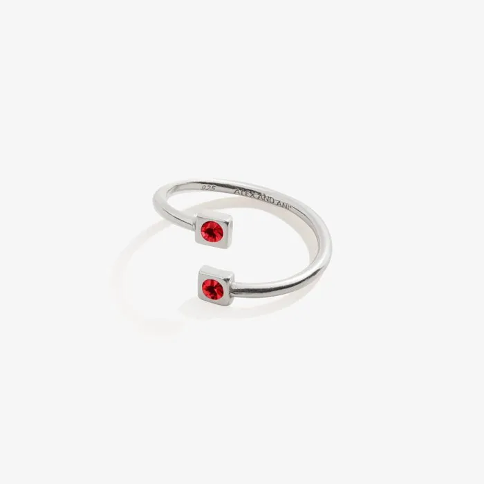 Rings Women Alex And Ani July Birthstone Ruby Ring Wrap Sterling Silver