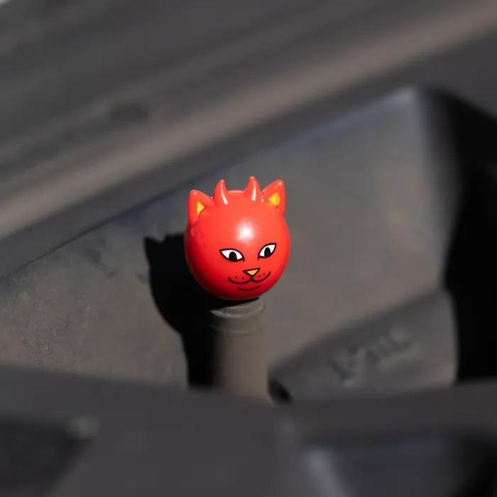 Ripndip Devil Nerm Tire Caps Red Car Accessories Ripndip Devil Nerm Tire Caps Red Car Accessories