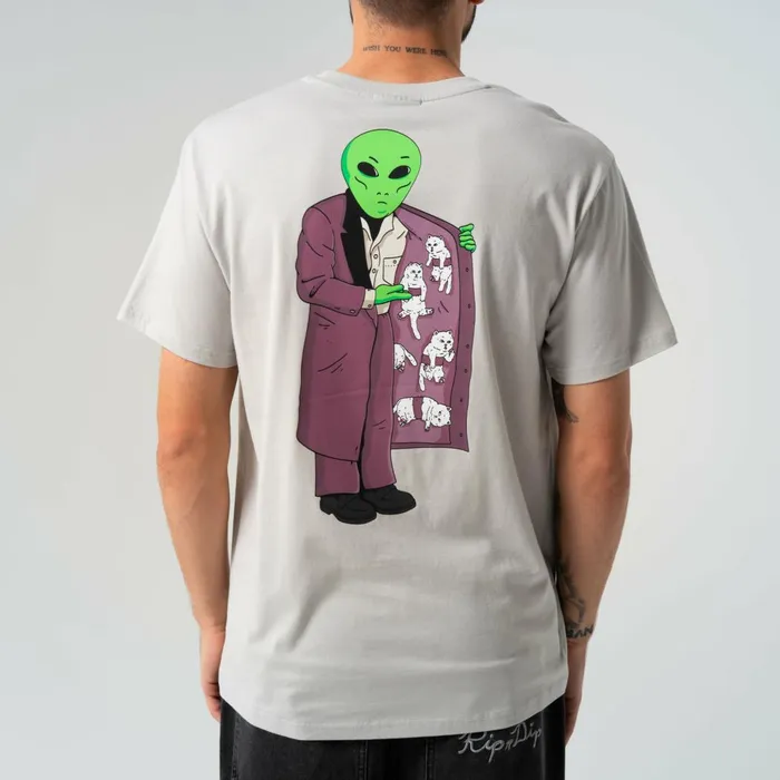 Ripndip For Sale Pocket Tee Grey Short Sleeve Tees Ripndip For Sale Pocket Tee Grey Short Sleeve Tees
