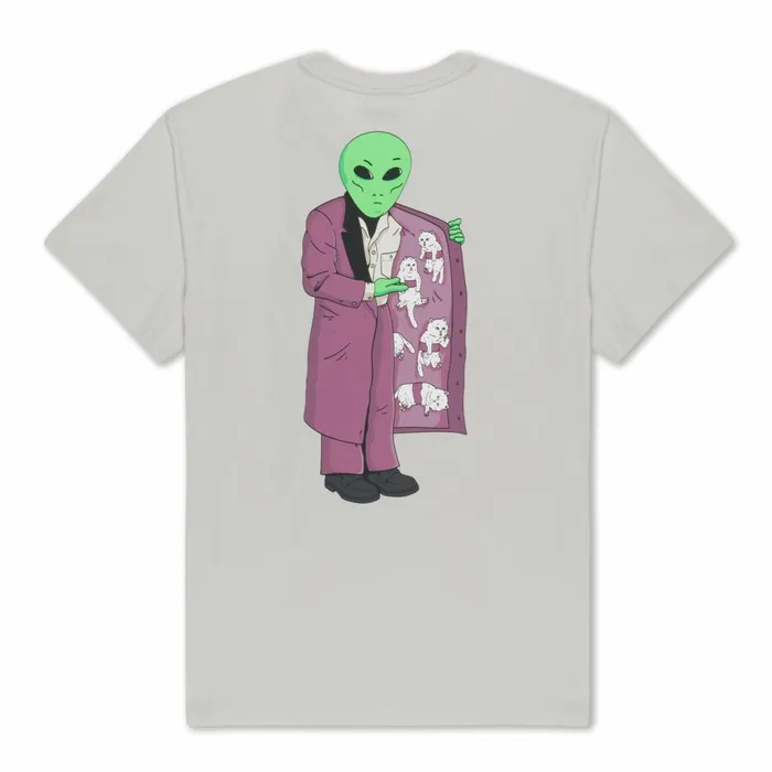 Ripndip For Sale Pocket Tee Grey Short Sleeve Tees Ripndip For Sale Pocket Tee Grey Short Sleeve Tees