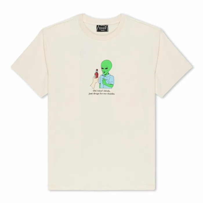 Ripndip I Don039t Drink Tee Natural 75oz Short Sleeve Tees