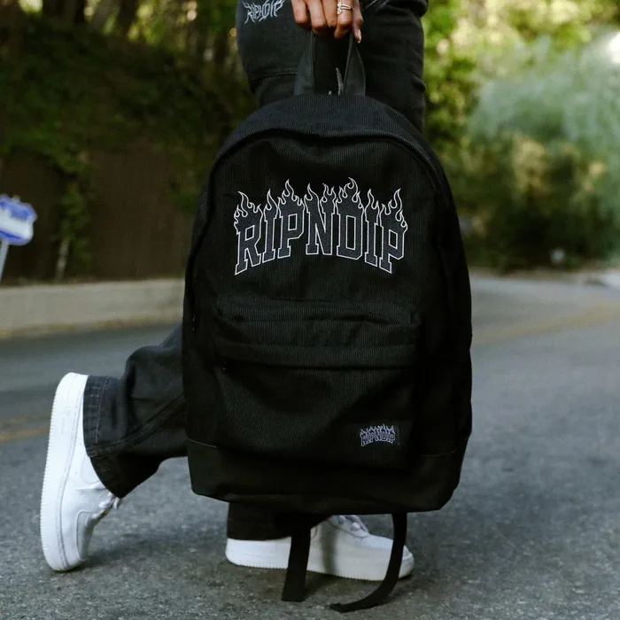 Ripndip Inferno Backpack Black Backpacks Ripndip Inferno Backpack Black Backpacks