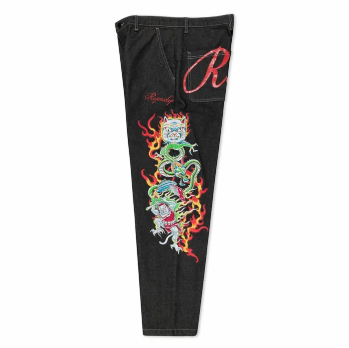 Ripndip InkEd Wide Fit Denim Pants Black Pants Ripndip InkEd Wide Fit Denim Pants Black Pants