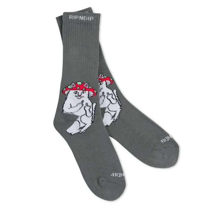 Ripndip Lord Shroomy Socks Charcoal Shop Socks Ripndip Lord Shroomy Socks Charcoal Shop Socks