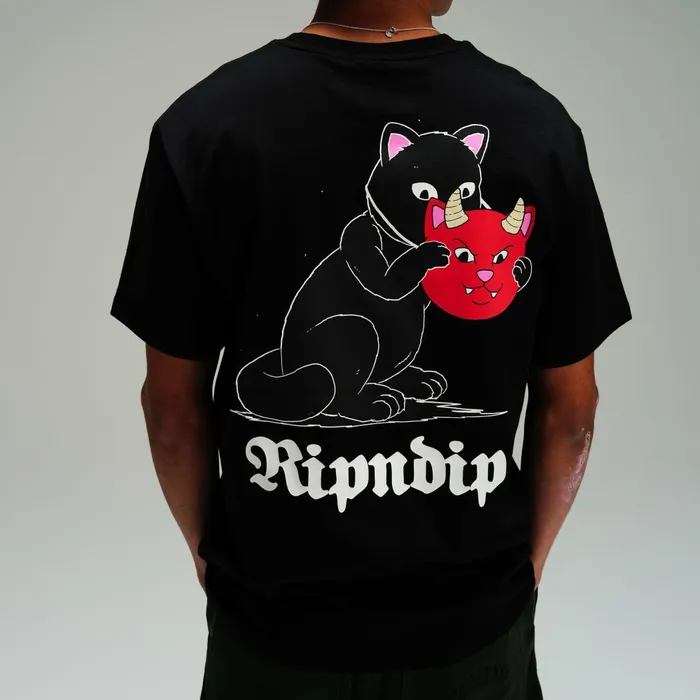 Ripndip Masked Jerm Tee Black Short Sleeve Tees Ripndip Masked Jerm Tee Black Short Sleeve Tees