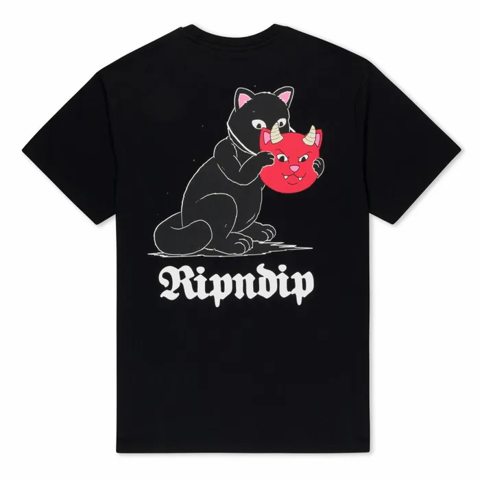 Ripndip Masked Jerm Tee Black Short Sleeve Tees Ripndip Masked Jerm Tee Black Short Sleeve Tees