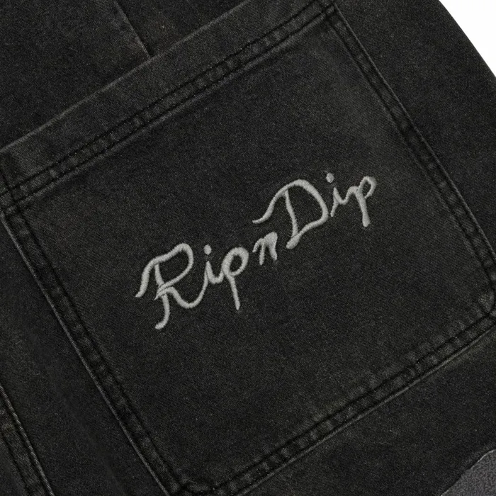 Ripndip Space Garden Pants Black Vintage Wash Pants