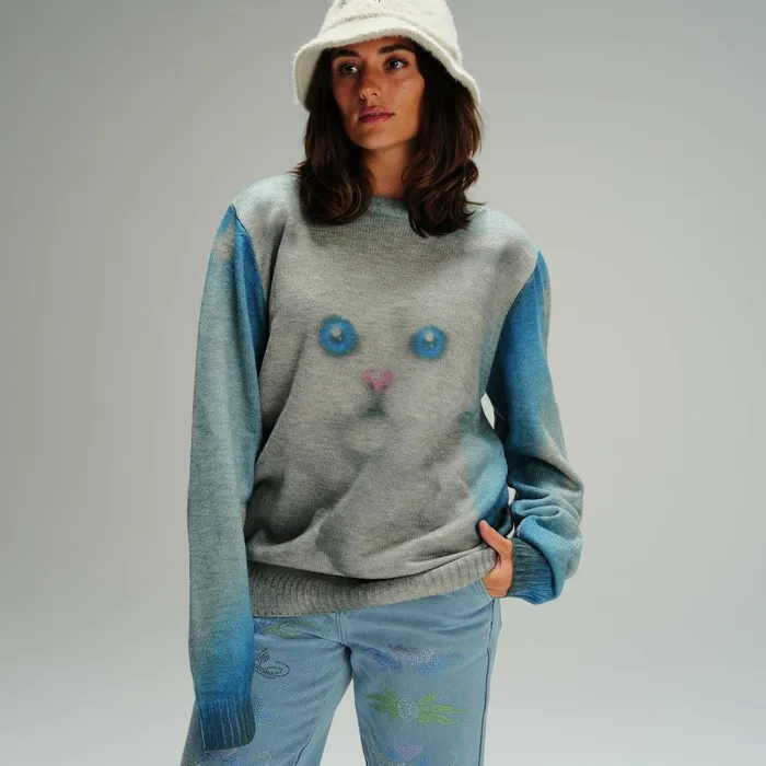 Ripndip Sprinkles Knit Sweater BlackBlue Knits Sweaters Ripndip Sprinkles Knit Sweater BlackBlue Knits Sweaters